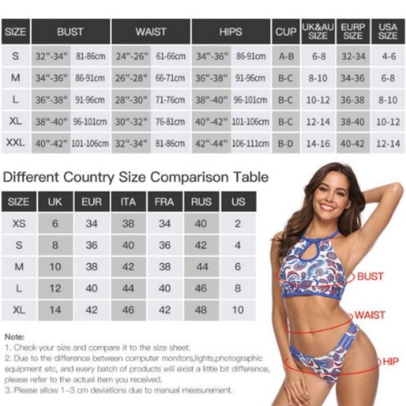 Fun & Flirty Aqua Color Ruffle Trim Bikini Set - Picture 8 of 8